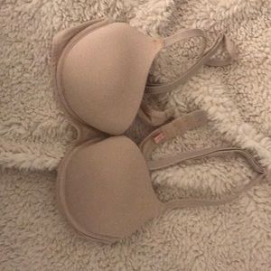 Barley worn bra
